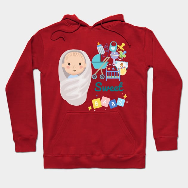 Sweet baby Hoodie by Good Luck to you